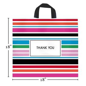 img 3 attached to 🛍️ Striped Plastic Shopping Boutique for Business