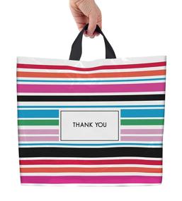 img 4 attached to 🛍️ Striped Plastic Shopping Boutique for Business