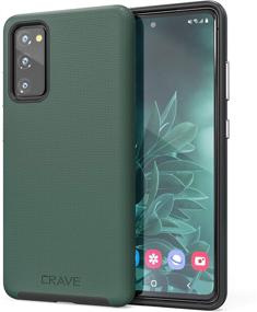 img 4 attached to 🌲 Crave Dual Guard Forest Green Case: Ultimate Shockproof Protection for Samsung Galaxy S20 FE & S20 FE 5G