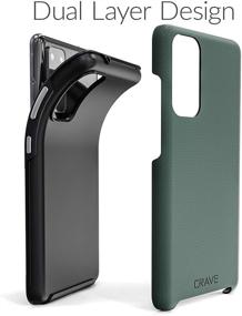 img 1 attached to 🌲 Crave Dual Guard Forest Green Case: Ultimate Shockproof Protection for Samsung Galaxy S20 FE & S20 FE 5G