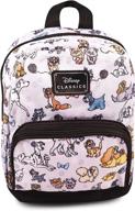 disney cats dogs backpack shoulder logo
