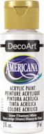 🎨 decoart da-01 americana acrylic paint, snow white - 2oz titanium fl oz (1 pack) logo