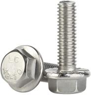 m8 1 25 flanged flange hexagon stainless fasteners for bolts logo