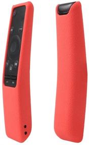 img 3 attached to SIKAI Silicone Remote Case For Samsung BN59-01259B BN59-01259E BN59-01260A Smart TV Remote Battery Cover Shockproof Remote Skin Holder Anti-Slip Anti-Lost With Remote Loop (Red)