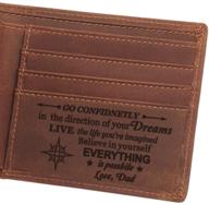 personalized engraved wallet gradation ideas best christmas men's accessories logo