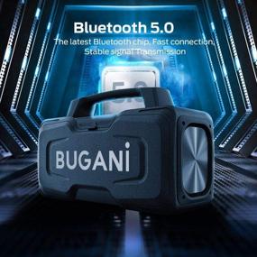 img 1 attached to Колонка BUGANI M118 Bluetooth: большая громкость, водонепроницаемая и с функцией Power Bank