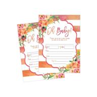 🌸 50 adorable floral baby shower invitations: pink, gold & neutral designs - printable baby girl shower invitation cards logo