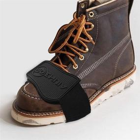 img 4 attached to Xcellent Global Motorcycle Shoe Protector Boot Cover - Shifter Companion Black AT022