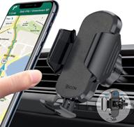 📱 bsoon car phone holder mount: universal air vent stand for iphone 12/11/8, samsung galaxy s20/s10/note 20 - cradle and secure your smartphone while driving logo