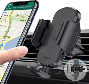 img 4 attached to 📱 BSOON Car Phone Holder Mount: Universal Air Vent Stand for iPhone 12/11/8, Samsung Galaxy S20/S10/Note 20 - Cradle and Secure Your Smartphone while Driving