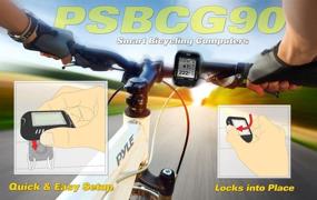 img 2 attached to 🚴 Повысьте свой велосипедный опыт с Pyle PSBCG90OR: беспроводной смарт-спортивный велокомпьютер - GPS-навигация, спидометр, одометр, технология ANT+, крепление на руль - миниатюрный монитор сенсор для горных велосипедов (оранжевый)