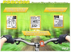 img 1 attached to 🚴 Повысьте свой велосипедный опыт с Pyle PSBCG90OR: беспроводной смарт-спортивный велокомпьютер - GPS-навигация, спидометр, одометр, технология ANT+, крепление на руль - миниатюрный монитор сенсор для горных велосипедов (оранжевый)