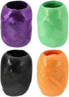 🎃 halloween mini-keg 4-pack bundle - berwick splendorette - vibrant orange, black, green & purple - 3/16 inch x 66 feet each logo