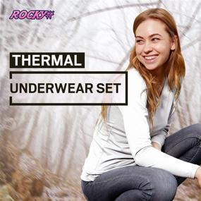 img 3 attached to Ultimate Comfort & Warmth: Rocky Thermal Underwear for Women - Long Johns Set for Extreme Cold Weather Activities