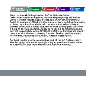 img 3 attached to AP100 Aircraft Metal Polish: Extra Coarse 2lb for Airplane Aluminum & Bare Metal Surfaces, Brightwork | Meets Boeing & Airbus Requirements