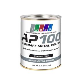 img 4 attached to AP100 Aircraft Metal Polish: Extra Coarse 2lb for Airplane Aluminum & Bare Metal Surfaces, Brightwork | Meets Boeing & Airbus Requirements