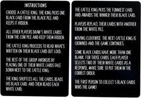 img 1 attached to 🔥 Cows Grilling Hamburgers: A Hilariously NSFW Funny Adult Party Card Game for Fun Parties and Game Nights!