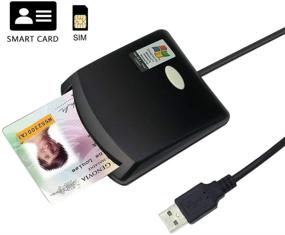 img 4 attached to 💻 Jeerui N99 EMV SIM eID Smart Chip Card Reader Writer Programmer with SDK Kit - Compatible with Windows