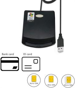 img 2 attached to 💻 Jeerui N99 EMV SIM eID Smart Chip Card Reader Writer Programmer with SDK Kit - Compatible with Windows