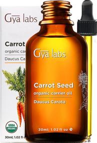 img 4 attached to Gya Labs Organic Carrot Seed Carrier Oil: Youthful Skin Savior (30ml)