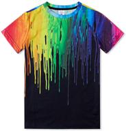 🌈 vibrant tie dye t shirt graphics for boys: colorful clothing & tops, tees & shirts logo