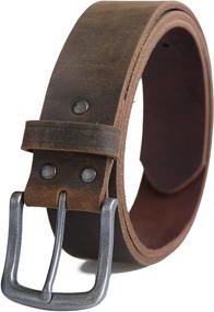 img 3 attached to 👖 Genuine Leather Casual Belts - 1½ Jeereal: Versatile and Stylish