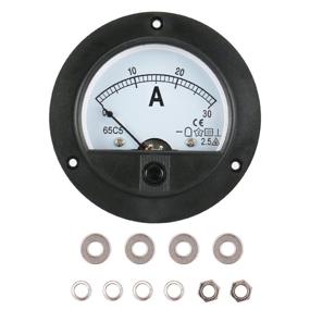 img 3 attached to Baomain Ammeter 65C5: DC 0-30 A Analog Panel Meter with Built-In Shunt - Class 2.5, CE Listed