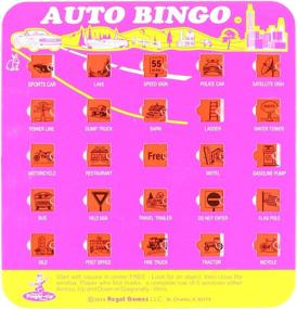 img 1 attached to Regal Games The Original Travel Bingo Game Card: Exciting Fun for Road Trips and More!