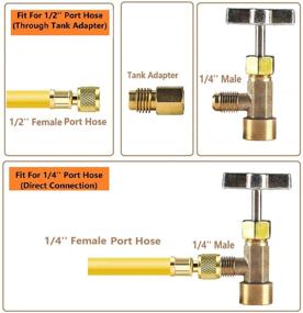 img 1 attached to Piercing Refrigerant Dispenser Conditioner Manifold