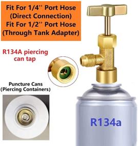 img 3 attached to Piercing Refrigerant Dispenser Conditioner Manifold