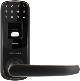 img 4 attached to 🔒 Ultraloq UL3 Fingerprint and Touchscreen Keyless Smart Lever Door Lock – Secure, Convenient, and Aesthetically Pleasing
