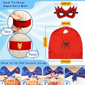 img 1 attached to 🎉 Power up Your Festival Style with Superhero Wristband Costumes!