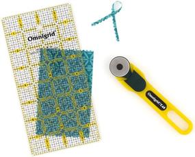 img 2 attached to 📏 Dritz Omnigrid Quilters Rulers Set - 4 Inch and 8 Inch