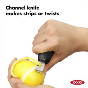 img 1 attached to 🍋 OXO Good Grips Citrus Zester & Channel Knife Combo