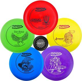img 4 attached to 🥏 INNOVA Disc Golf Starter Set: 160-180g - DX Putter, Mid-Range, Driver (Colors Vary)