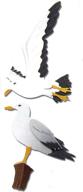 jolees slims seagulls dimensional stickers logo