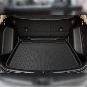 img 3 attached to Medesasi Cargo Mat Trunk Liner for CR-V 2017-2022: All Weather Guard, Heavy Duty Black Floor Tray Mat