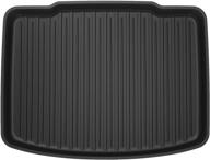 medesasi cargo mat trunk liner for cr-v 2017-2022: all weather guard, heavy duty black floor tray mat logo