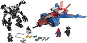 img 3 attached to LEGO супергерои Человек-паук с минифигурками и "Паучий джет