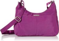 👜 harmony medium charcoal fuschia baggallini women's handbags & wallets logo