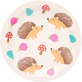 img 1 attached to 🦔 Hedgehog Party Pack: All-inclusive Tableware Set for 24 Guests - Includes Paper Plates, Napkins, Cups, and Cutlery - 144 Pieces