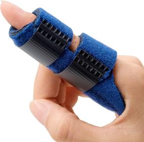 img 4 attached to 🖐️ 1 PC Bukihome Finger Splint for Index, Middle, and Ring Finger - Trigger Finger Splints, Mallet Finger Brace, Finger Support and Straightener - Tendon Release for Pain Relief