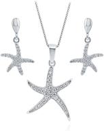 ожерелье berricle sterling zirconia starfish логотип