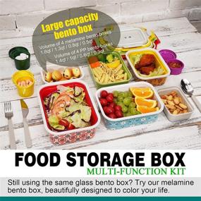 img 2 attached to 🍱 Premium Airtight Food Storage Containers Set - BPA Free Kitchen and Pantry Organization Meal Prep Lunch Container with Long-lasting Leak Proof Lids, Dishwasher Safe, Fridge and Freezer Friendly