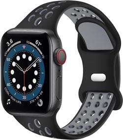 img 4 attached to SVISVIPA Sport Bands Compatible For Apple Watch Bands 38Mm 40Mm 41Mm Cell Phones & Accessories