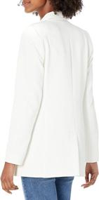 img 1 attached to The Drop Women's Blake Long Blazer: Sophisticated Style and Timeless Elegance