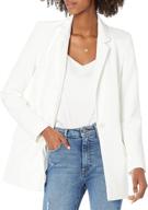 the drop women's blake long blazer: sophisticated style and timeless elegance logo