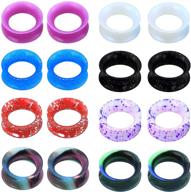 jewseen tunnels silicone flexible piercing logo