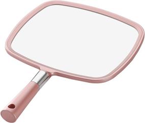 img 3 attached to 🌺 Rose Gold Miss Sweet Handheld Mirror Makeup Mirror - Enhanced SEO