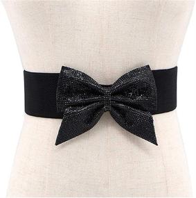 img 3 attached to 💎 Elegant Rhinestone Elastic Waistbands: Perfect Wedding Women's Accessories for Belts